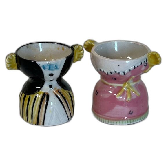 Vintage Thames Japanese Egg Cup Set‎ - Whimsical 2 pieces - Picture 2 of 9